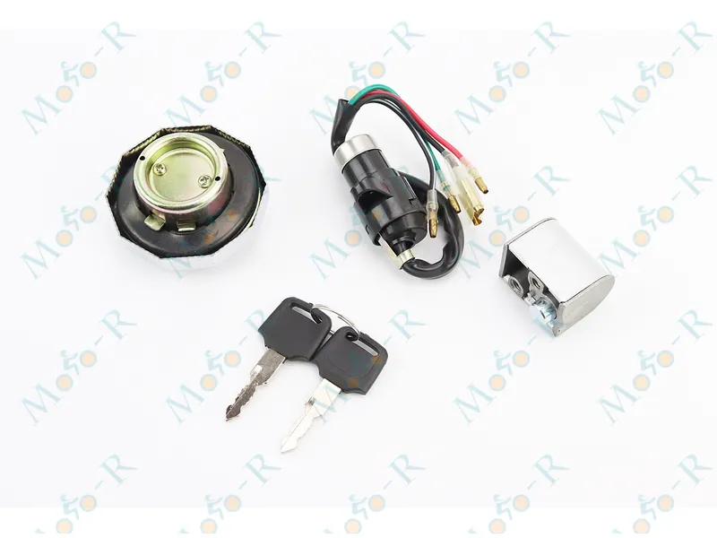 Фото 3 - Замки ALPHA (запалювання + кермо + кришка бака кругла)
