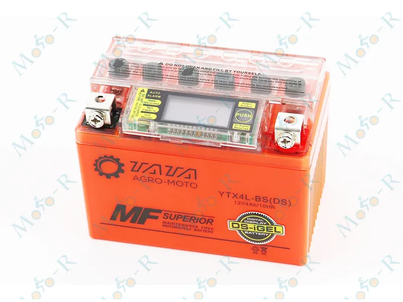 Фото 2 - Акумулятор 12V4Ah YTX4L-BS GEL (L113 * W70 * H85mm), з ІНФОР. ДИСПЛЕЄМО