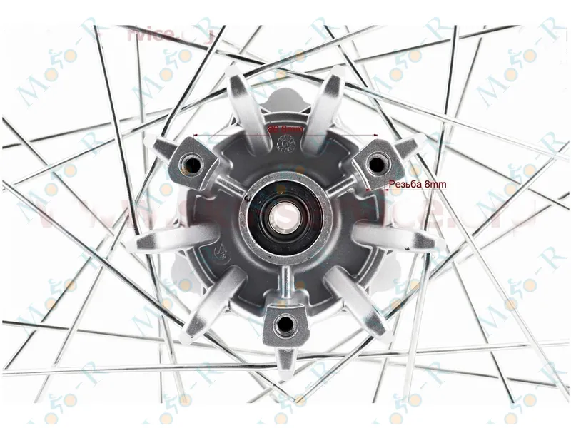 Фото 7 - Диск задний 18x2,15 X-CROSS под звезду hub=45 PCD6*136,под тормозной диск hub=90