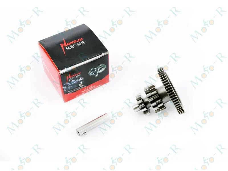 Фото 2 - Шестерня стартера CG150/250cc (2 шт) Zubr 18 зуб маленькая + промежуточная