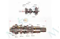 Коробка передач CG/CB 150/250cc (168mm, 157mm)