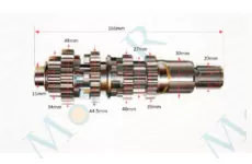 Первичный вал CG/CB 150/250cc 166mm