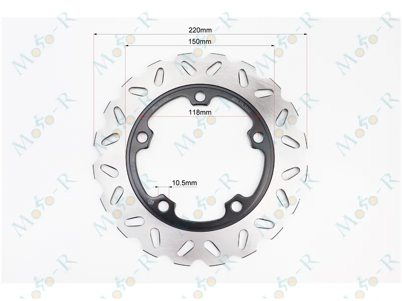 Фото 3 - Диск тормозной задний Loncin LX250GY-3