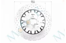 Диск тормозной передний Loncin LX200GY-3 