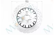 Диск тормозной передний Loncin LX200GY-3 
