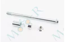 Ось колеса заднего d15mm; L245mm + 2 втулки