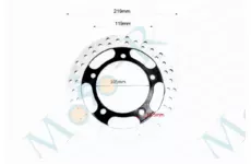 Диск тормозной 219mm 105 mm крепление 5 болтов 