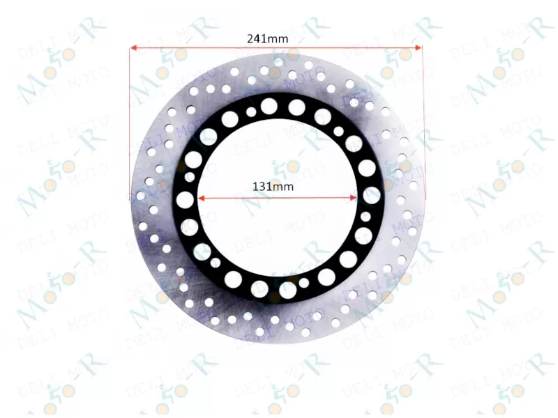 Фото 2 - Диск тормозной 241 mm 33 mm крепление 6 болтов