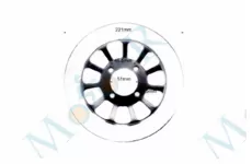 Диск тормозной 221mm 51 mm крепление 4 болта