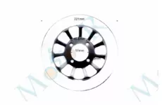 Диск тормозной 221mm 51 mm крепление 4 болта