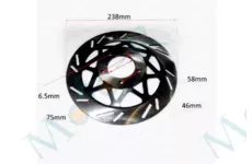 Диск тормозной 238 mm 58 mm крепление 5 болтов