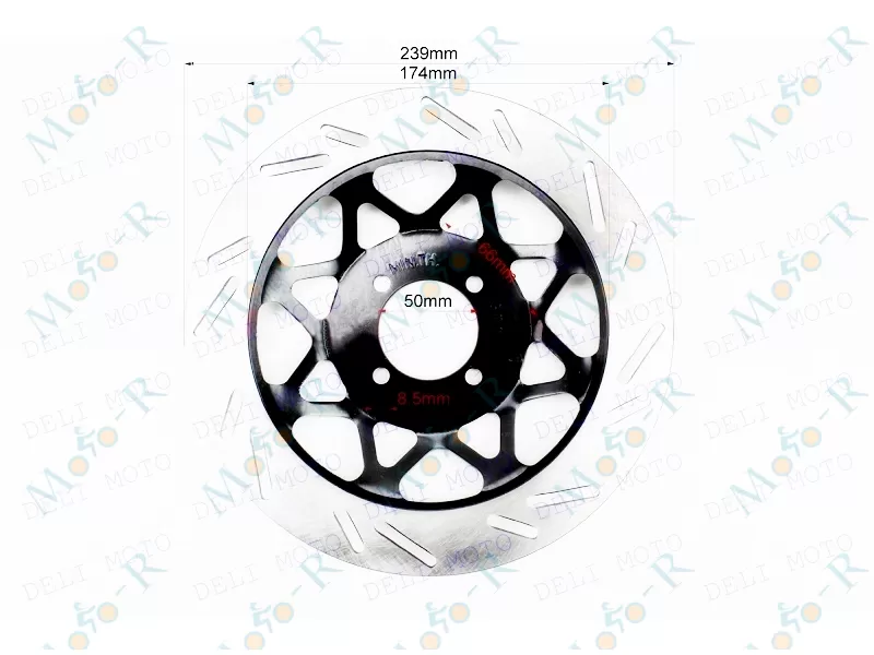 Фото 2 - Диск тормозной 239 mm 50 mm крепление 4 болта 