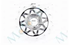 Диск тормозной 241 mm 50 mm крепление 4 болта 