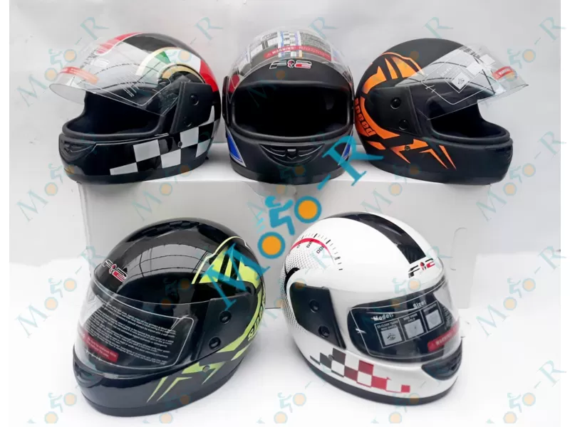Фото 4 - Шлем Интеграл/фулл-фейс (full-face) F2-825-1  цвет FLAT BLACK/BLUE/RED, РАЗМЕР XS 53-54 см