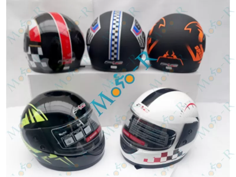 Фото 5 - Шлем Интеграл/фулл-фейс (full-face) F2-825-1  цвет FLAT BLACK/BLUE/RED, РАЗМЕР XS 53-54 см