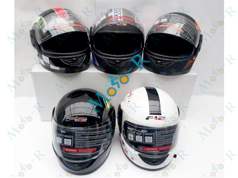 Фото 6 - Шлем Интеграл/фулл-фейс (full-face) F2-825-1  цвет FLAT BLACK/BLUE/RED, РАЗМЕР XS 53-54 см