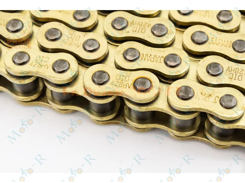 Фото 3 - Цепь привода колеса 428HVOx136L GOLD (с сальниками)