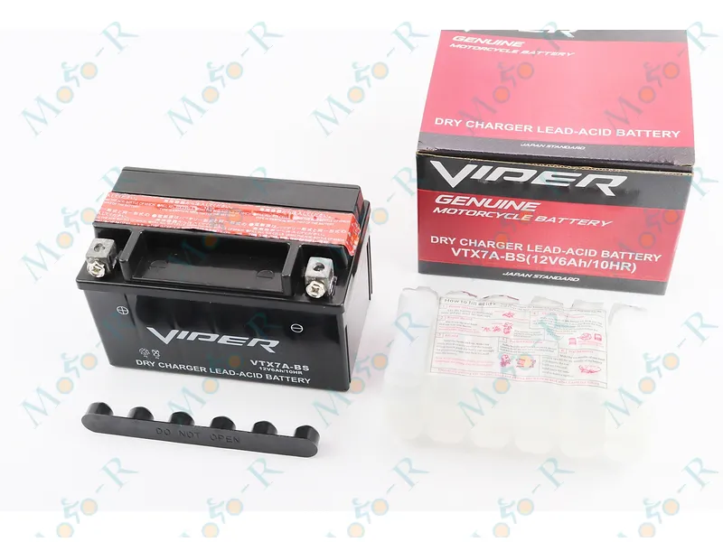Фото 2 - Аккумулятор 12V6Ah VTX7A-BS кислотный (L150*W85*H95mm) Viper
