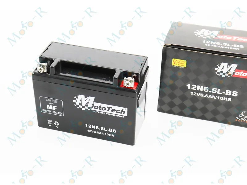Фото 2 - Аккумулятор 12V6,5Ah 12N6,5L-BS GEL (L140*W65*H100mm) Mototech
