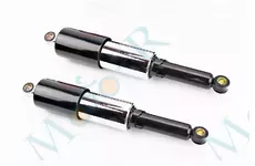  Амортизатор задній 350mm*d60mm (втулка 12mm / втулка 12mm) закритий регул., чорний к-кт 2шт