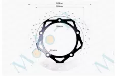 Диск тормозной 269mm крепление 5 болтов