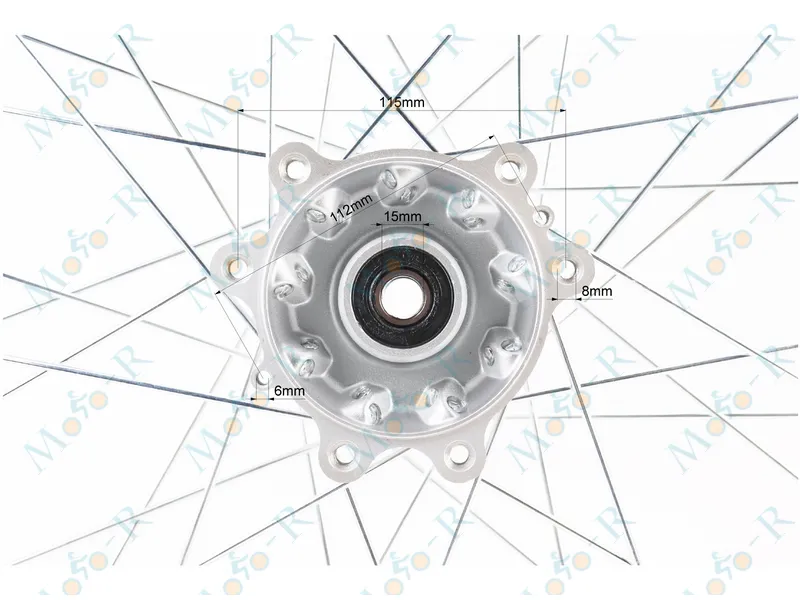 Фото 5 - Диск передний LONCHIN LX250GY-3 (1,85-21) дисковый тормоз WL70