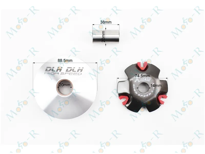 Фото 4 - Вариатор передний к-кт Honda DIO50 AF27 ТЮНИНГ DLH