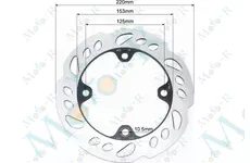 Loncin- JL200-68A Диск гальмівний задній тип 2