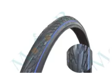 28 x 1,75 DELI TIRE SA-256 чорна з синьою смугою