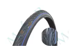 28 x 1,75 DELI TIRE SA-256 чорна з синьою смугою