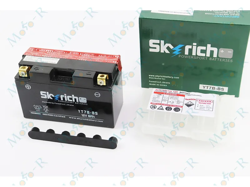 Фото 2 - Аккумулятор 12V6,5Ah YT7B-BS кислотный (L150*W65*H95mm) Skyrich