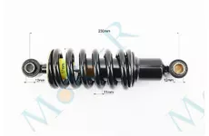 Моноамортизатор MUSSTANG MT200/250 230 mm кріплення 12/12 mm нерегульований