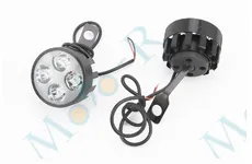 Фара додаткова світлодіодна - 4 LED з кріпленням під дзеркало, к-кт 2шт