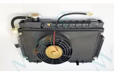 Радіатор в зборі з вентилятором MUSSTANG MT150/250 4V (Трицикл)