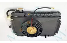 Радіатор в зборі з вентилятором MUSSTANG MT150/250 4V (Трицикл)
