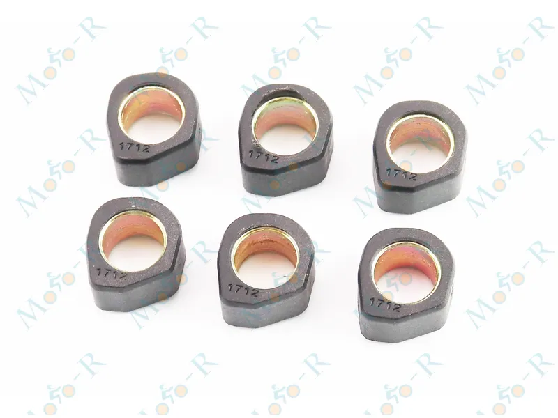 Фото 2 - Ролики варіатора   Suzuki   17x12 - 6,0г, Тюнінг  D-форма 6шт, 