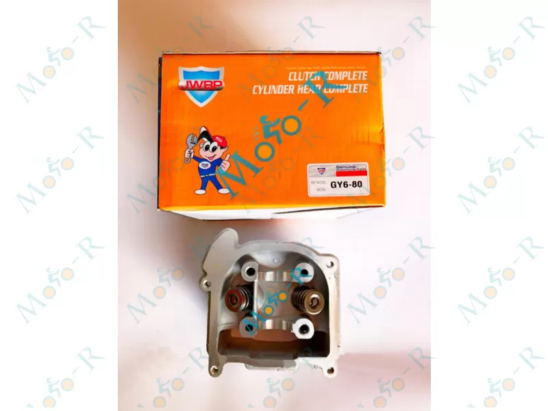 Фото 2 - Головка цилиндра GY6 80 cc (Ø47mm) голая+клапана