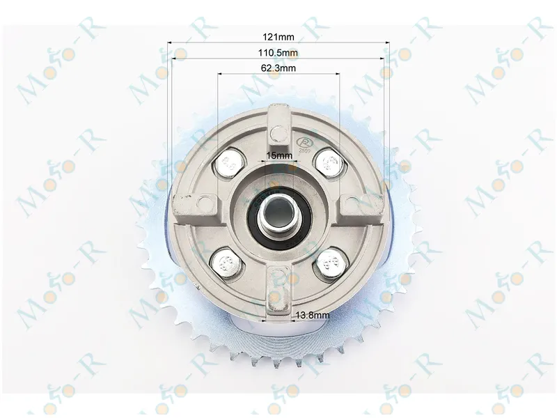 Фото 5 - Демпфер заднего колеса VIPER VM200-10 / VIPER F5 в сборе со звездой 428*38T  /   428*41T