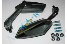 Дзеркала багатокутні mod: 200/1 8/10mm RED (чорні/Червоні) (Пара)