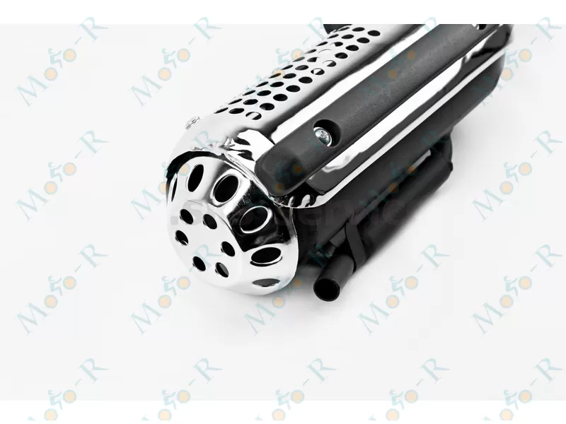 Фото 4 - Глушитель Honda DIO ZX AF34/35, LEAD AF-48, ХРОМ