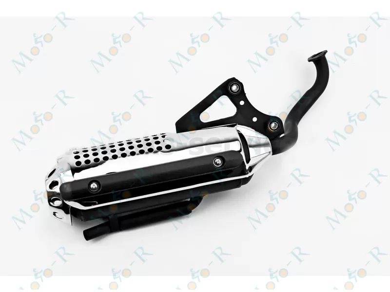 Фото 2 - Глушитель Honda DIO ZX AF34/35, LEAD AF-48, ХРОМ
