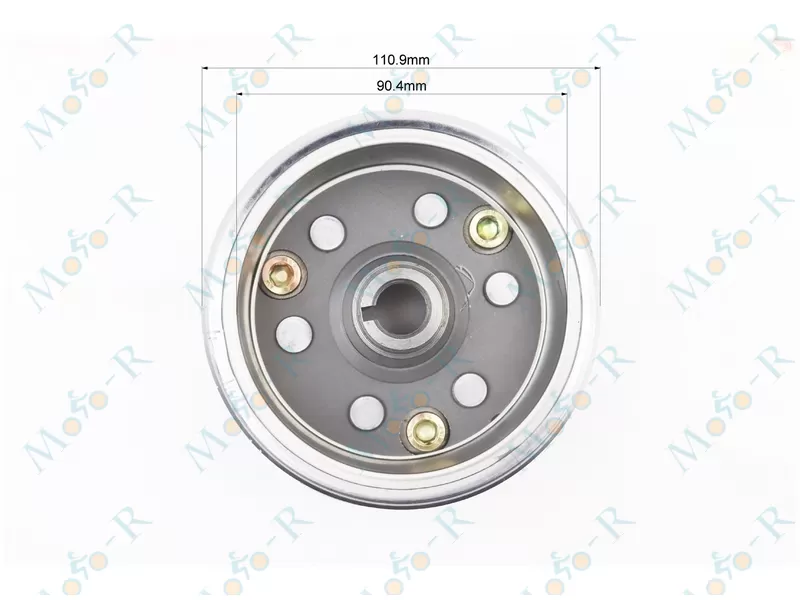 Фото 5 - Магнето+обгонная муфта (бендикс) 3 дырки CG 150/250cc