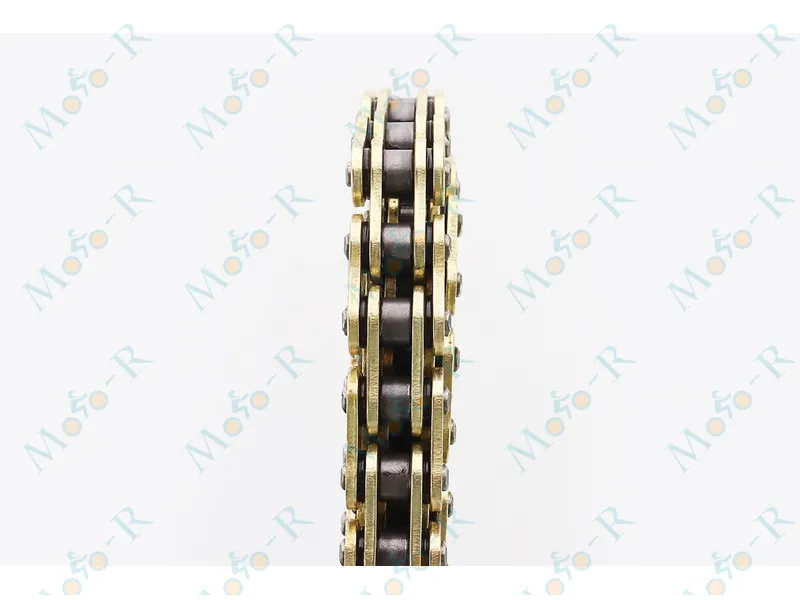 Фото 3 - Цепь привода колеса 428HO*118L Mototech GOLD (с сальниками)