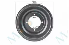 Диск сталевий 8 * 6 d = 90; 4відп.*110mm ТИП-2