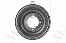 Диск сталевий 8 * 5 d = 90; 4відп.*110mm