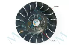 Крильчатка варіатора алюмінієва Yamaha 3KJ (АХ-90, 2т ремінь) Spi/See