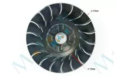 Крильчатка варіатора алюмінієва Yamaha 3KJ (АХ-90, 2т ремінь) Spi/See