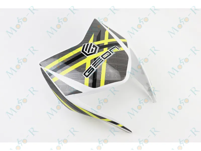 Фото 2 - X-Road Light 200-250 пластик - обтекатель фары, БЕЛЫЙ с желтым рисунком