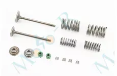  Клапана МОТО CG125-250 випускний (h-91,5; d-25), впускний (h-92; d-30) повний к-кт 2шт