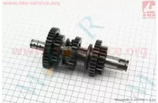 Коробка передач - вторинний вал з шестернями YBR 125